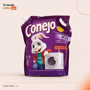 Jabón líquido ropa Conejo 3 litros