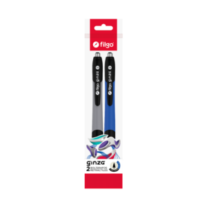 Boligrafo retractil ginza x 2 unidades Filgo