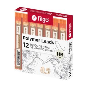 Minas 0.5 mm hb x 12 tubos Filgo